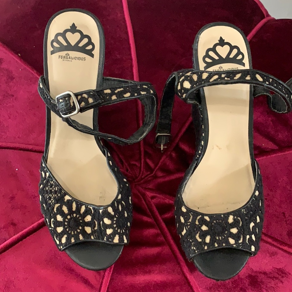 Fergalicious Lace Wedges